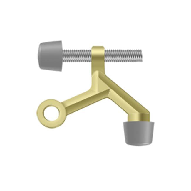 Deltana - Hinge Pin Stop For Steel Hinges, Hinge Mounted, Zinc Die-Cast - Polished Brass