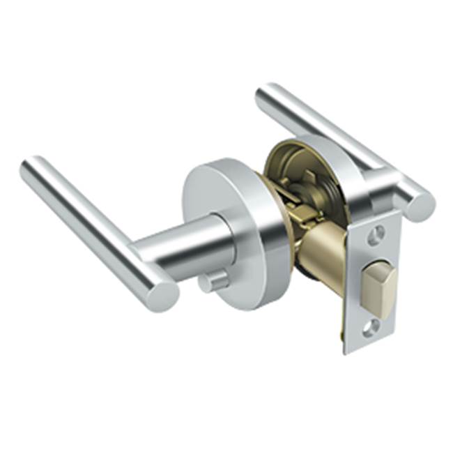 Deltana - Mandeville Lever Privacy, Right Hand - Polished Chrome