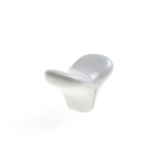 Du Verre - Botero Large Knob 2 1/8 Inch - White - White