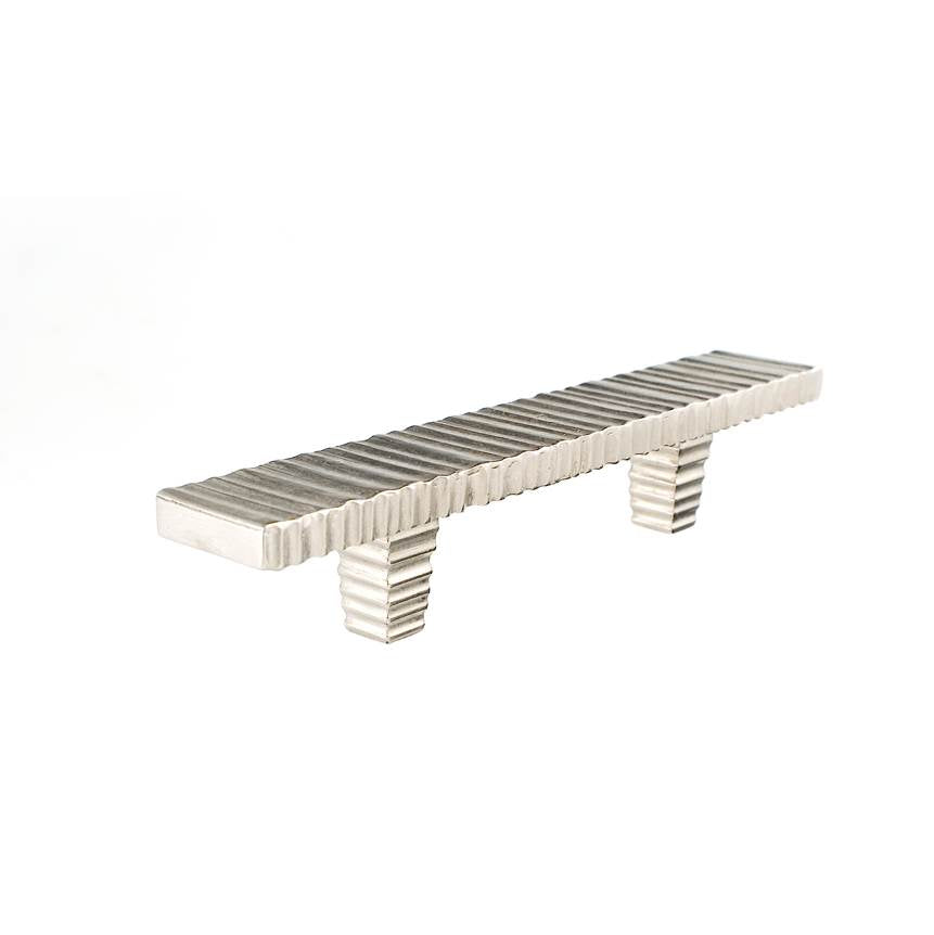 Du Verre - Forged 3 Flat Bar Pull 3 Inch (c-c) - Satin Nickel - Satin Nickel