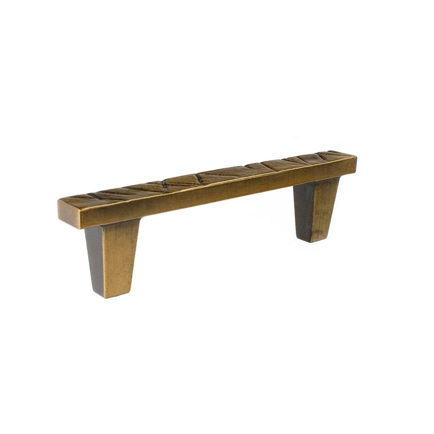 Du Verre - Jeff Goodman Pull 3 Inch (c-c) - Antique Brass - Antique Brass