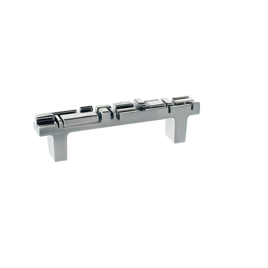 Du Verre - Offset Pull 3 3/4 Inch (c-c) - Polished Chrome - Polished Chrome
