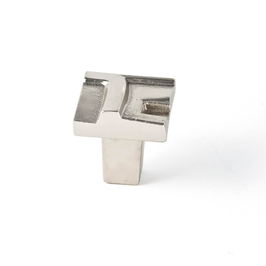 Du Verre - Rio Small Knob 7/8 Inch - Satin Nickel - Satin Nickel