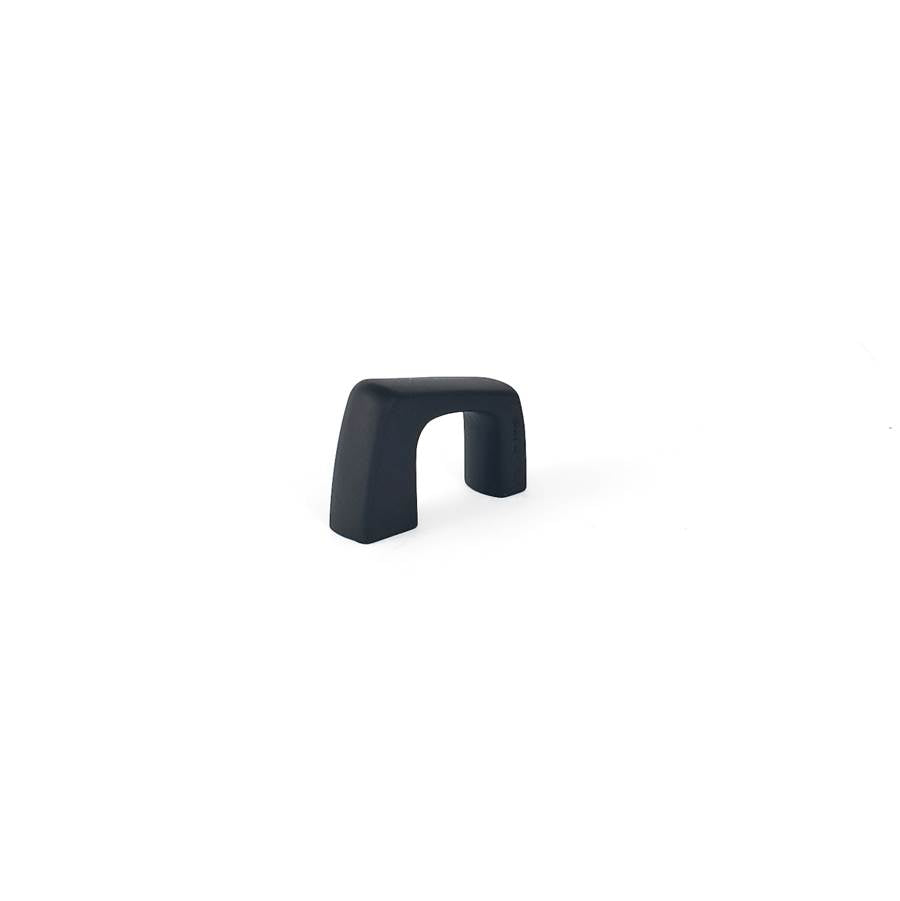 Du Verre - Rise Finger Pull 1 1/2 Inch (c-c) - Black Matte - Black Matte