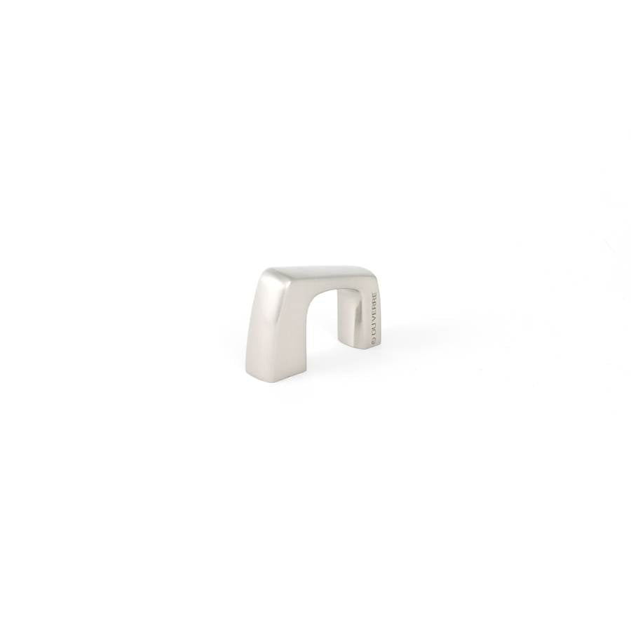 Du Verre - Rise Finger Pull 1 1/2 Inch (c-c) - Satin Nickel - Satin Nickel
