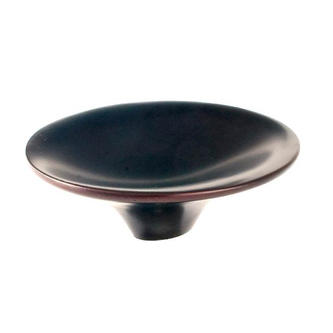 Du Verre - Lotus Knob 3 1/4 Inch - Oil Rubbed Bronze - Oil Rubbed Bronze