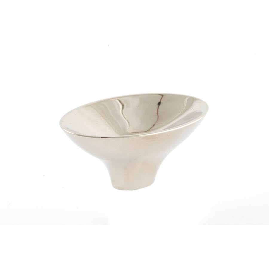 Du Verre - Lotus Knob 2 3/8 Inch - Polished Nickel - Polished Nickel