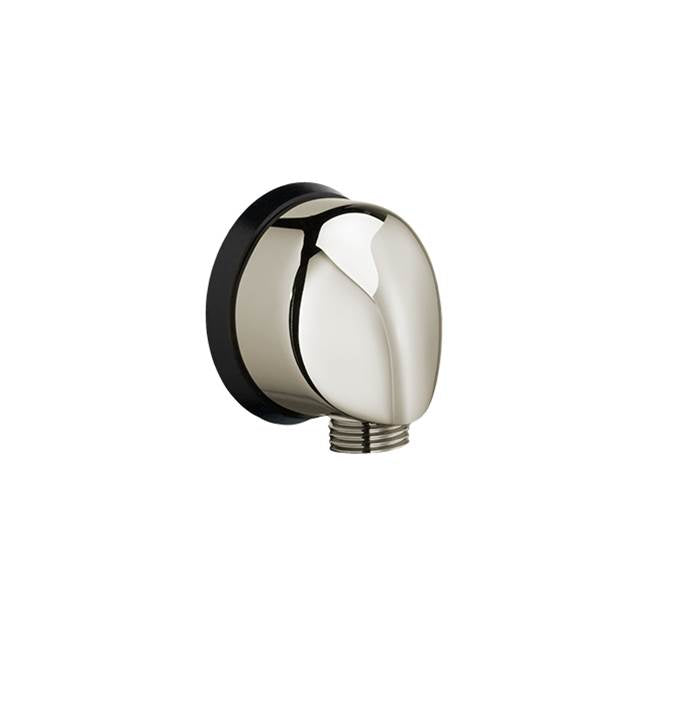 DXV - Round Wall Elbow for Hand Shower - Platinum Nickel
