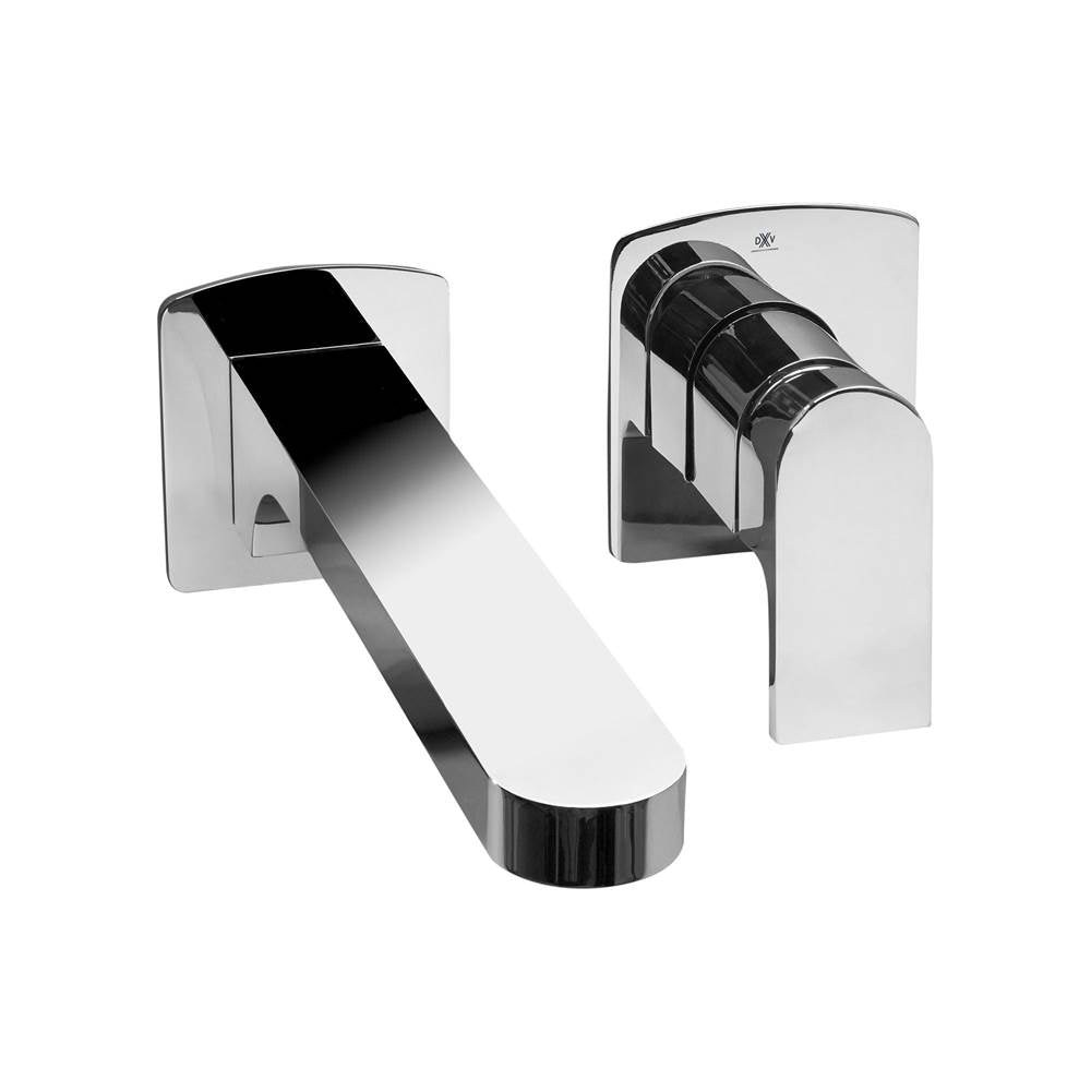 Equility Single Handle Wall Mount Bathroom Faucet with Lever Handle