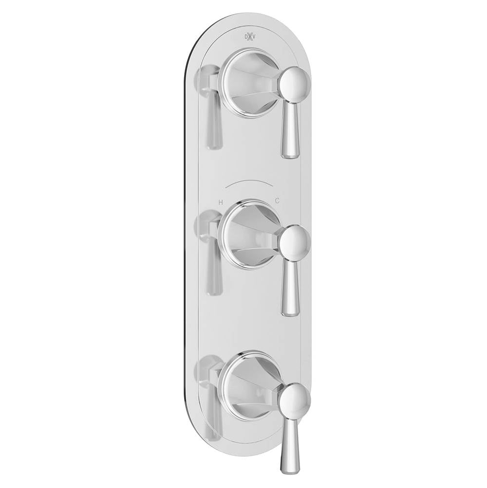Fitzgerald 3-Handle Thermostatic Valve Trim Only with Lever Handles