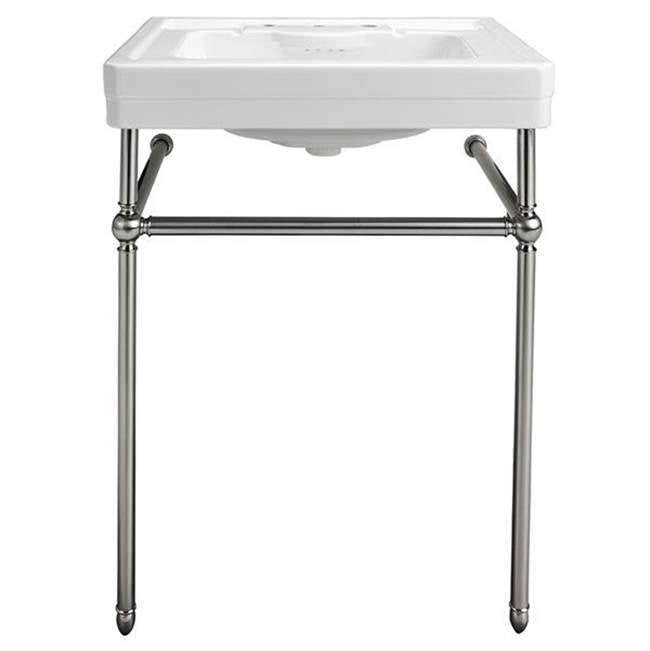 DXV - Fitzgerald 28 in. Console Legs - Chrome