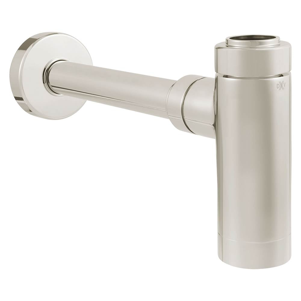 DXV - Contemporary Decorative Bottle Trap - Platinum Nickel