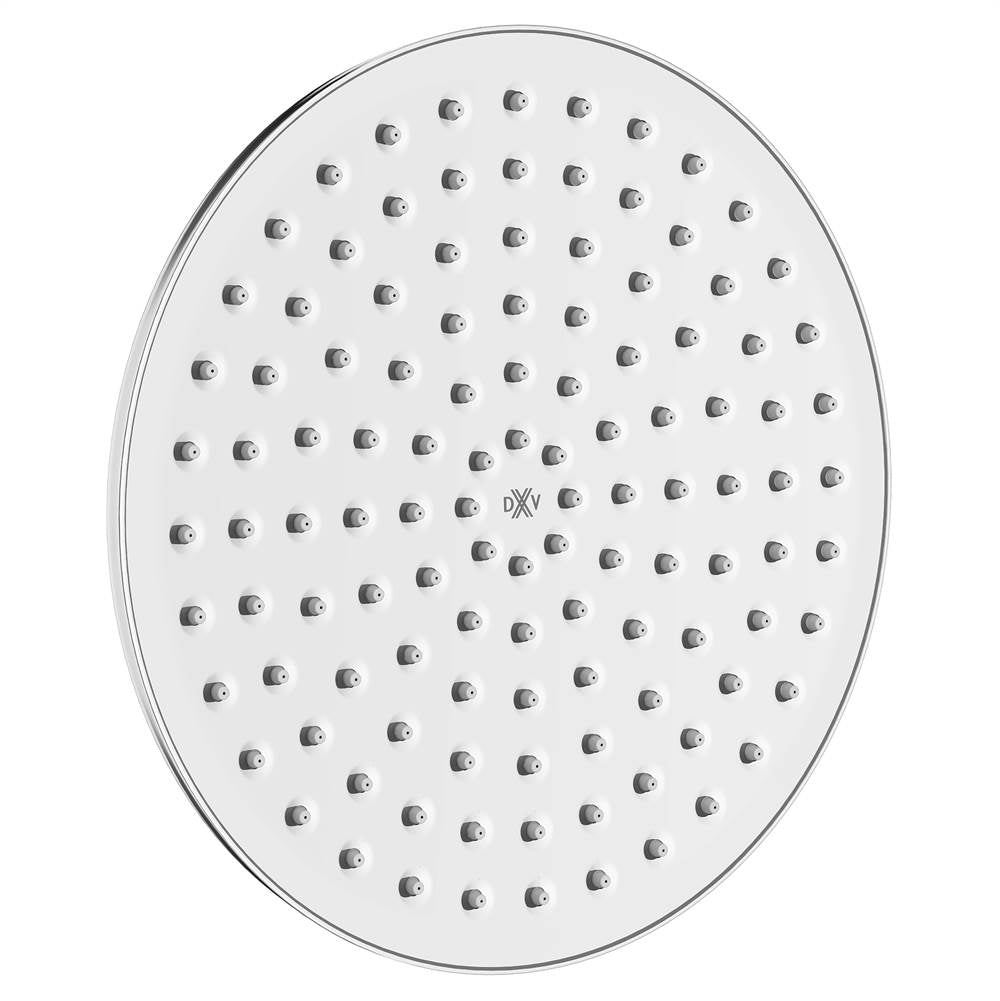 DXV - Oak Hill Single Function 10 in. Round Rain Can Showerhead - Polished Chrome