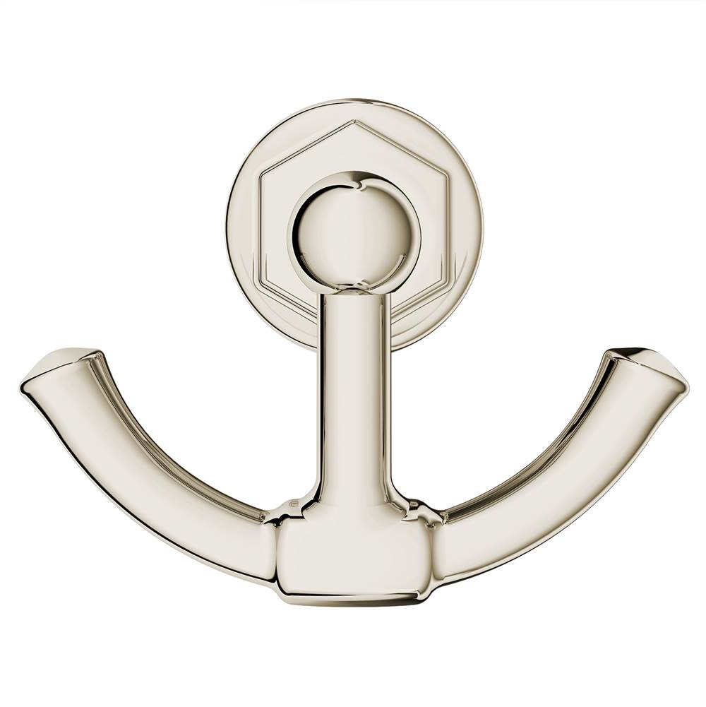 DXV - Oak Hill Towel Hook - Platinum Nickel