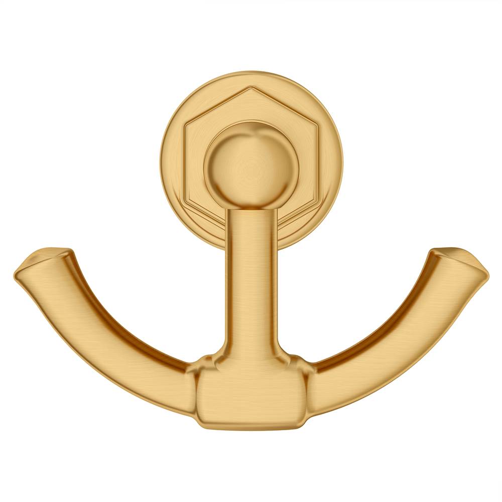DXV - Oak Hill Towel Hook - Satin Brass