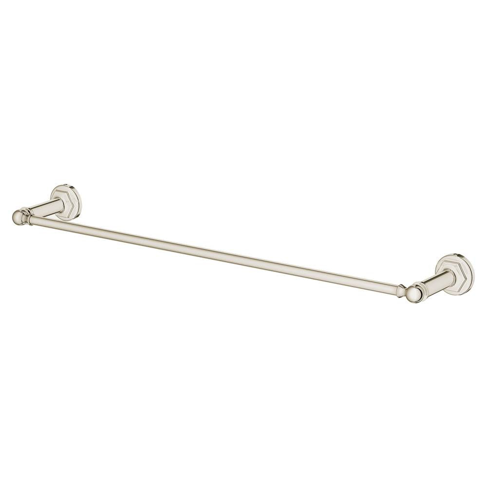 DXV - Oak Hill 24 in. Towel Rack - Platinum Nickel