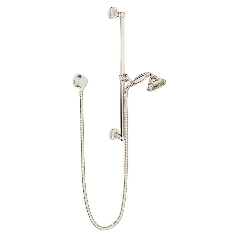 DXV - Oak Hill Personal Hand Shower Set with Adjustable 24 in. Slide Bar - Platinum Nickel
