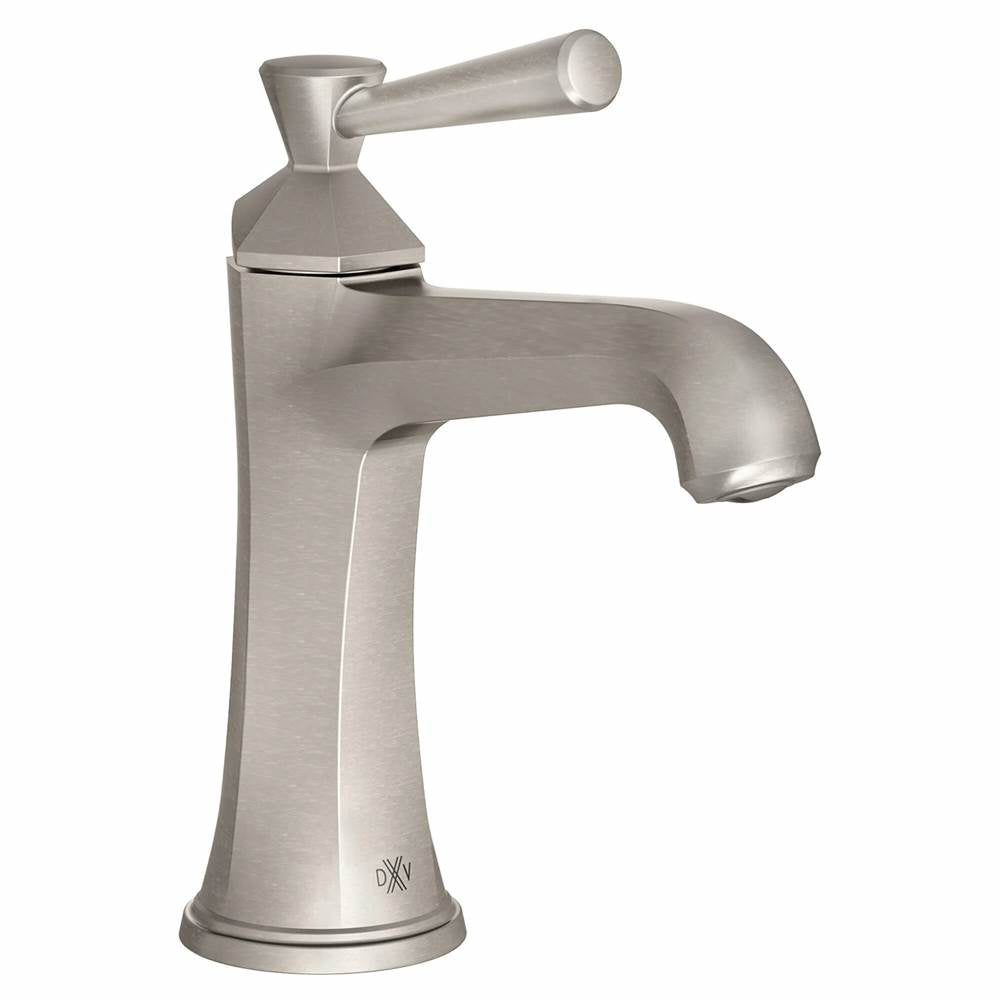 DXV - Fitzgerald Single Handle Bathroom Facuet with Lever Handle - Platinum Nickel