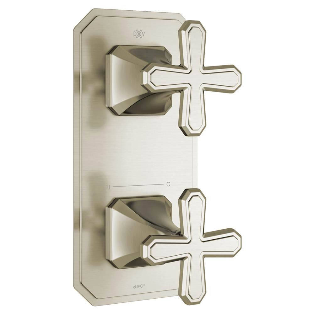 Belshire 2-Handle Thermostatic Valve Trim Only with Cross Handles