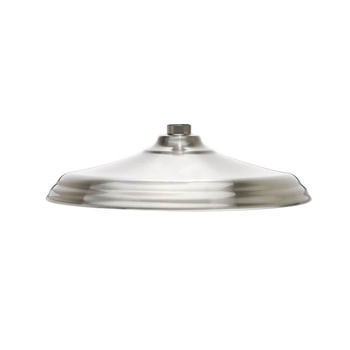 DXV - Traditional Single Function 10 in. Round Rain Can Showerhead - Brushed Nickel