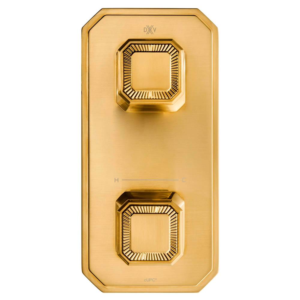Belshire 2-Handle Thermostatic Valve Trim Only with Cushion Handles