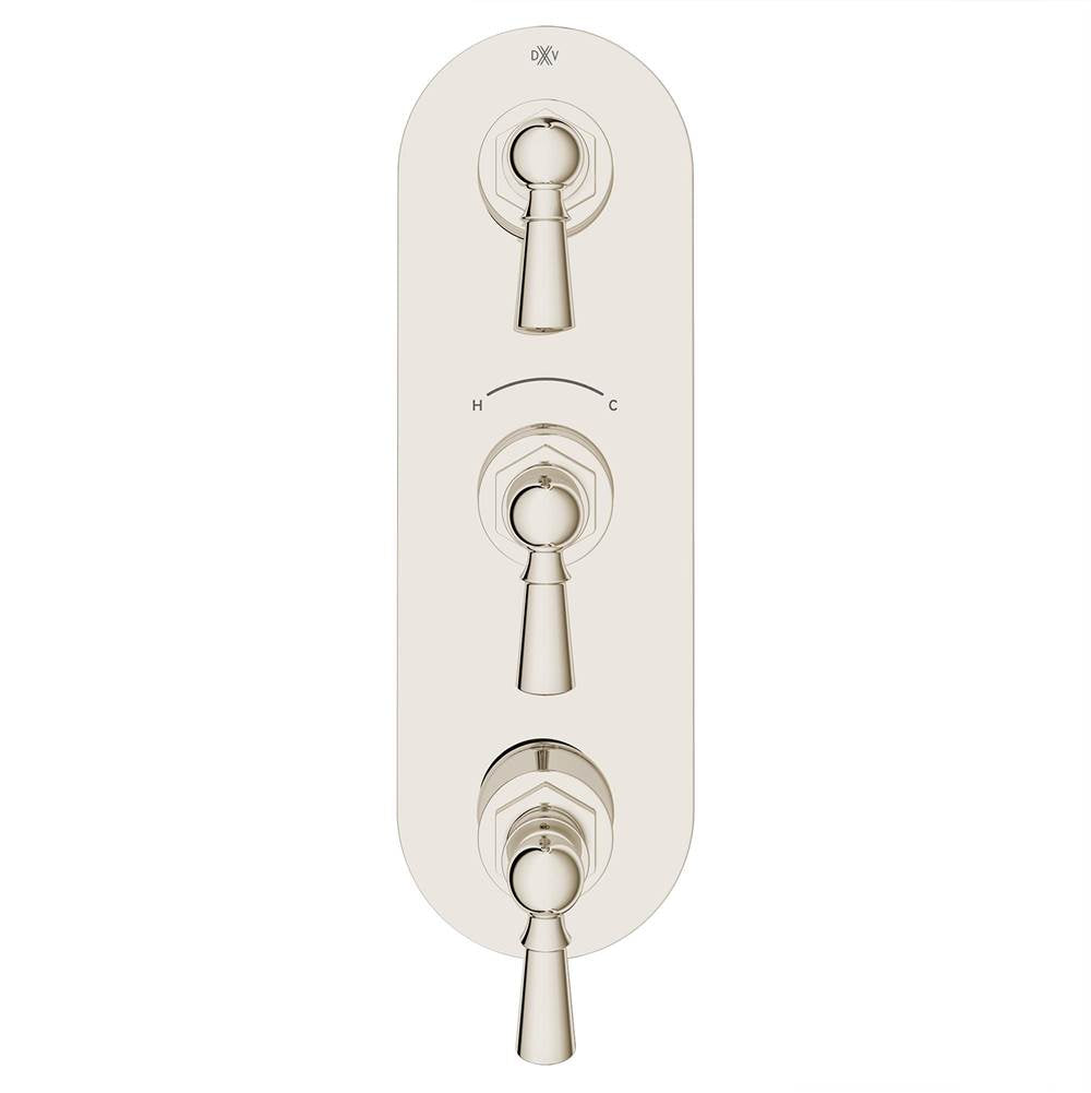 Oak Hill 3-Handle Thermostatic Valve Trim Only with Lever Handles