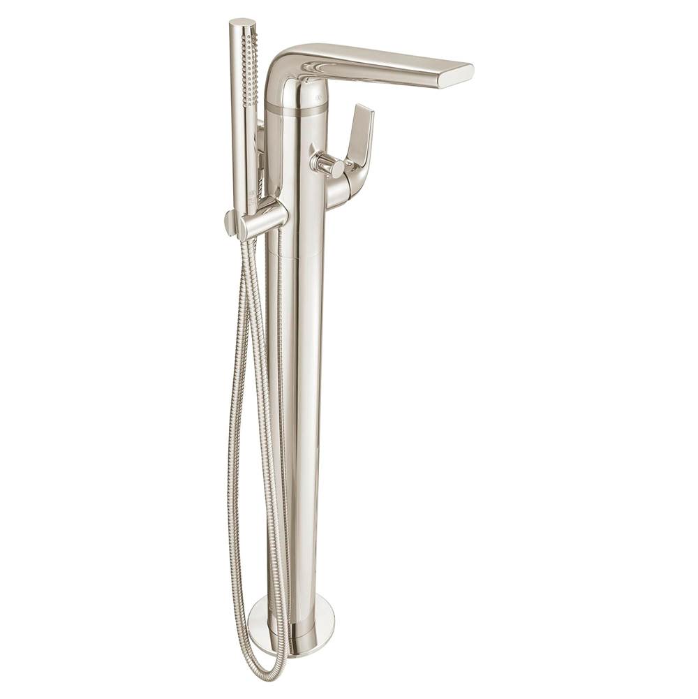 DXV Modulus Single Handle Floor Mount Bathtub Filler with Hand Shower and Lever Handle