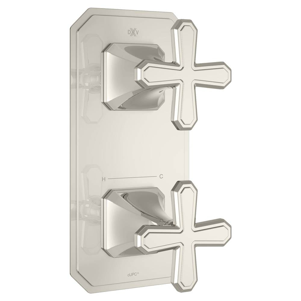 Belshire 2-Handle Thermostatic Valve Trim Only with Cross Handles
