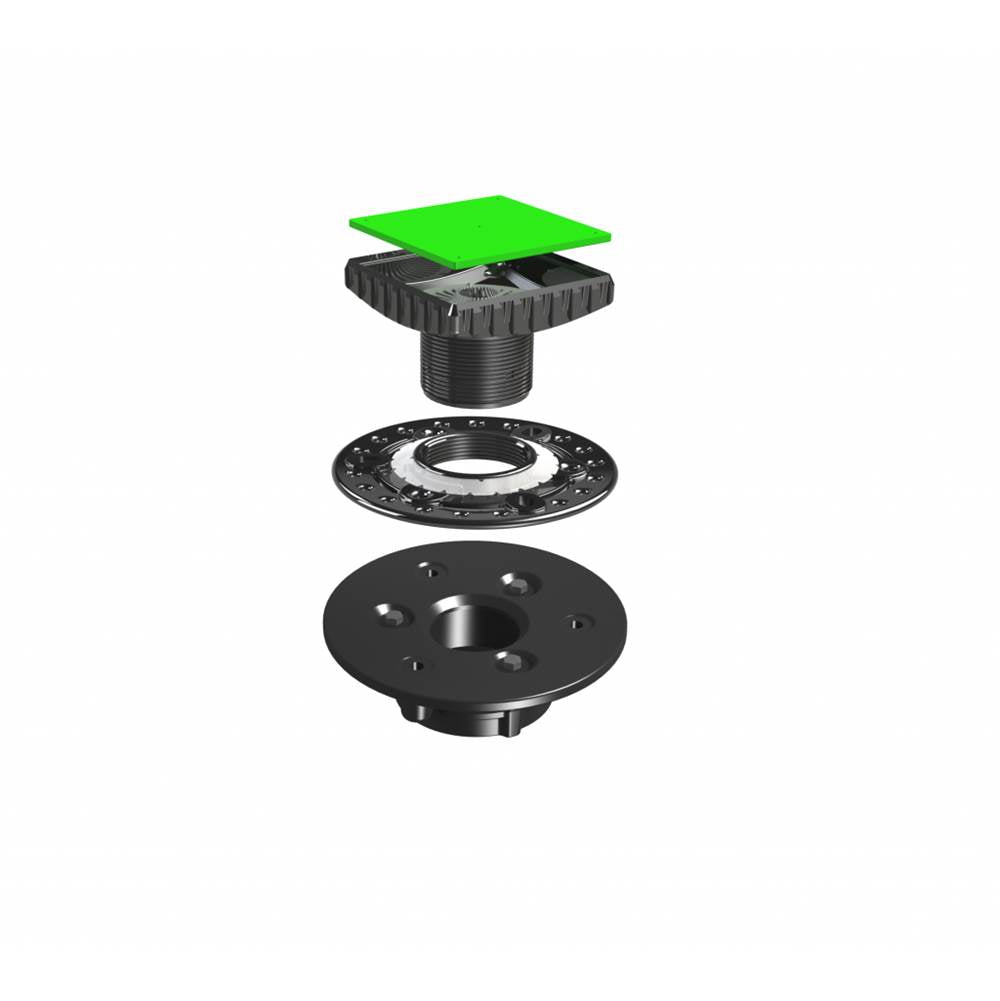 Ebbe - HOT MOP Adapter Bundle - (Hot Mop Plate and Ebbe Square Riser) - No Finish