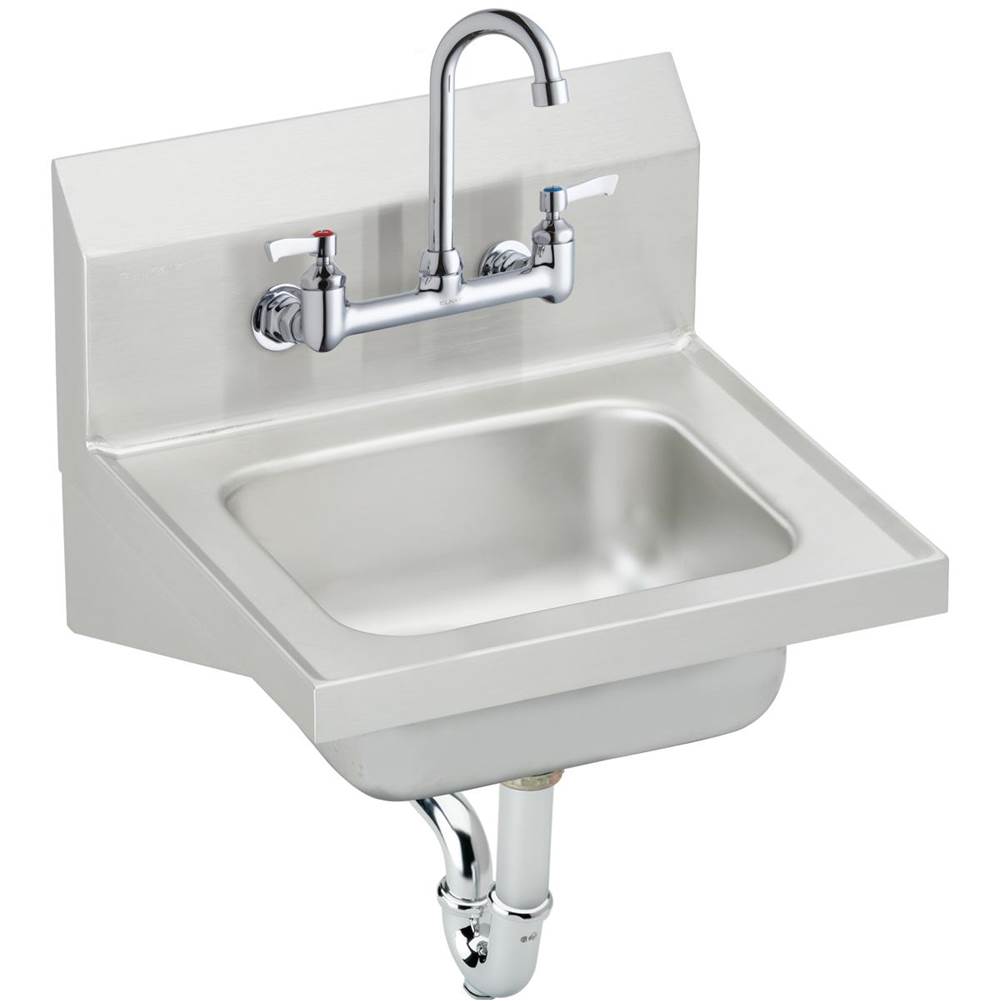 Elkay - HAND SINK COMPLETE - Buffed Satin