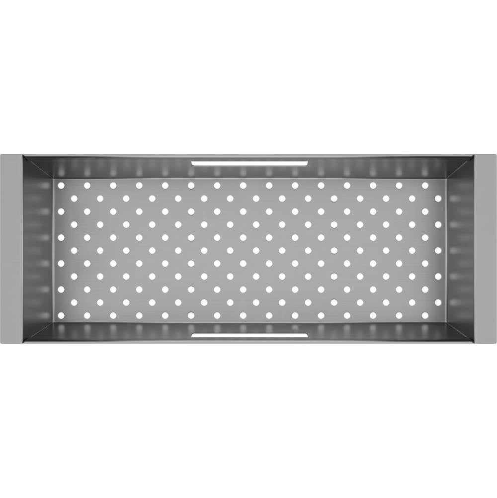 Circuit Chef Stainless Steel 17'' x 6-5/8'' x 4'' Colander