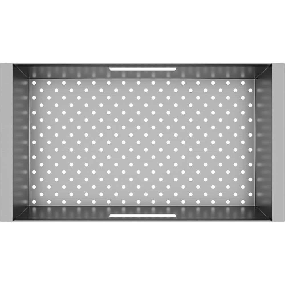 Circuit Chef Stainless Steel 17'' x 9-5/8'' x 4'' Colander