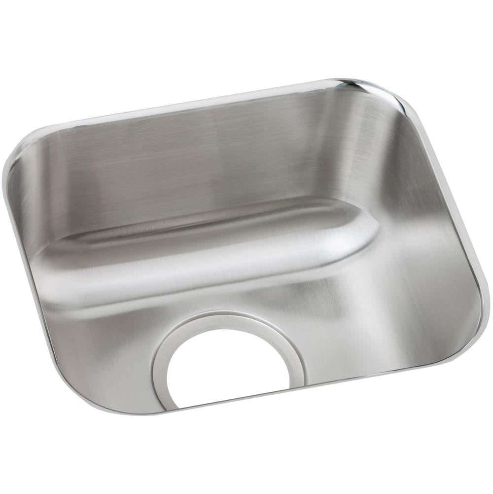 Elkay - 18 Gauge Stainless Steel 14.5'' x 12.5'' x 6.5'' Single Bowl Undermount Bar/Prep Sink - Radiant Satin
