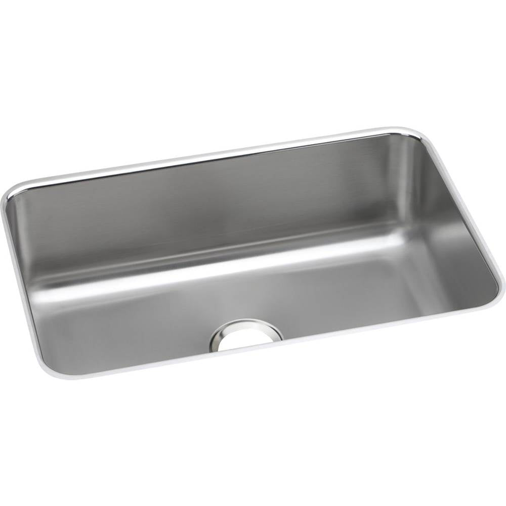 Elkay - 18 Gauge Stainless Steel 26.5'' x 18.5'' x 8'' Single Bowl Undermount Kitchen Sink - Radiant Satin