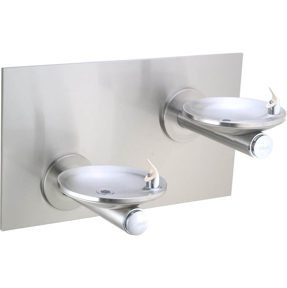 Elkay - SwirlFlo Bi-Level Reverse Fountain Non-Filtered, Non-Refrigerated Stainless - Stainless Steel