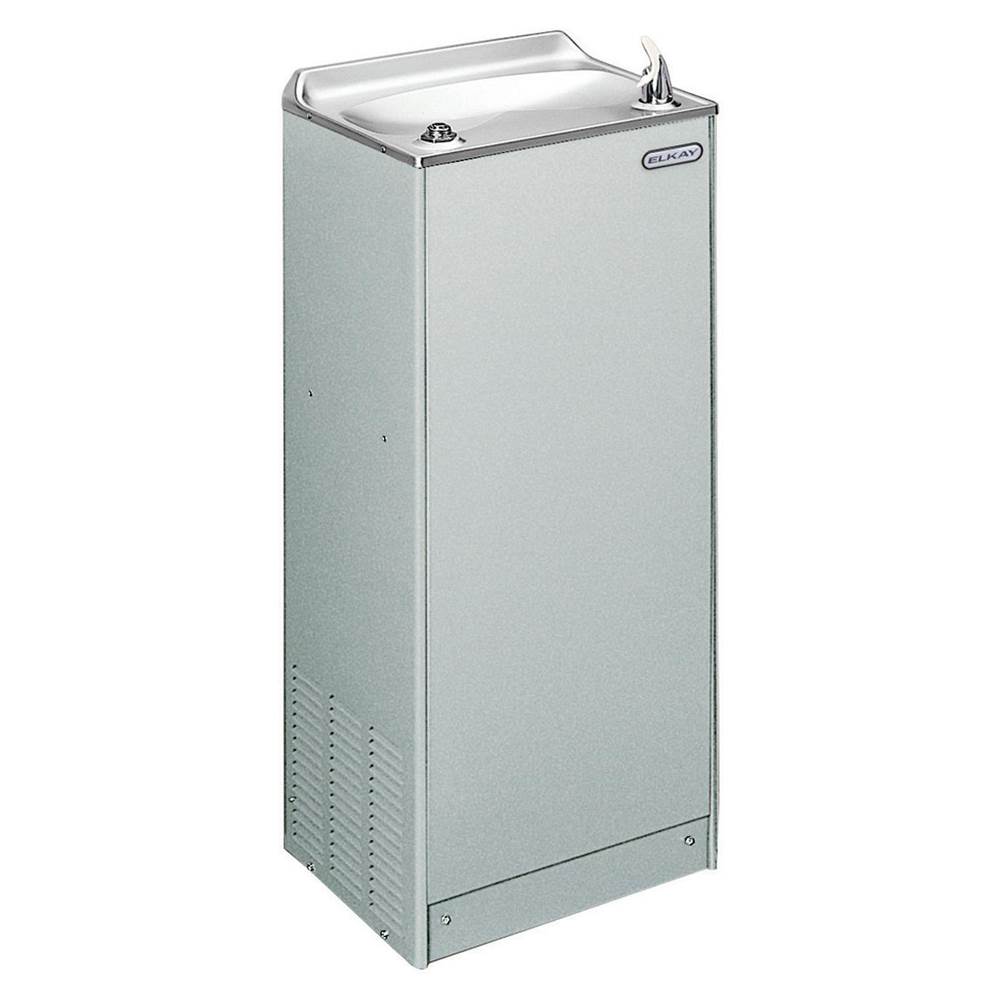 Elkay - Cooler Floor Mount Non-Filtered Refrigerated 8 GPH Light Gray Granite - Light Gray Granite