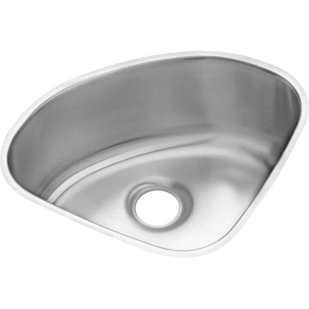 Elkay - 18 Gauge Stainless Steel 14'' x 14'' x 6.375'' Single Bowl Undermount Kitchen Sink - Lustrous Satin