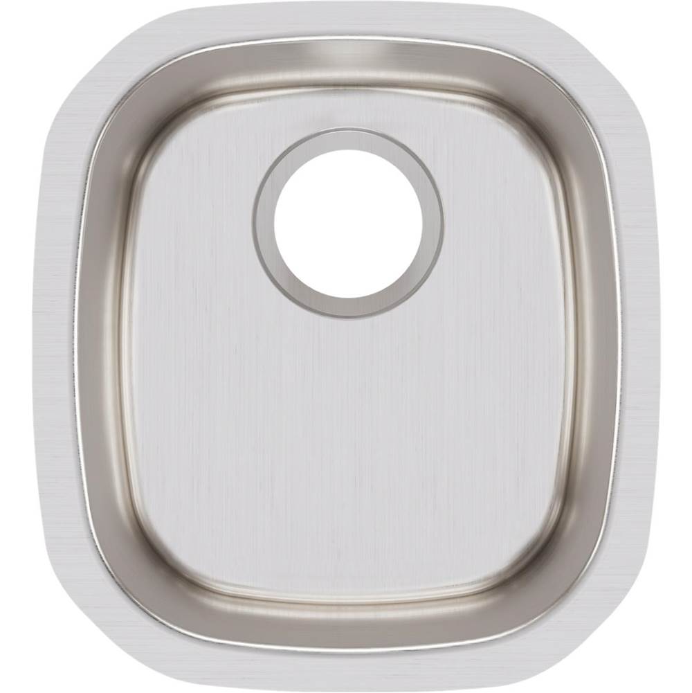 18 Gauge Stainless Steel 14.25'' x 15.75'' x 5.9375'' Single Bowl Undermount Kitchen Sink