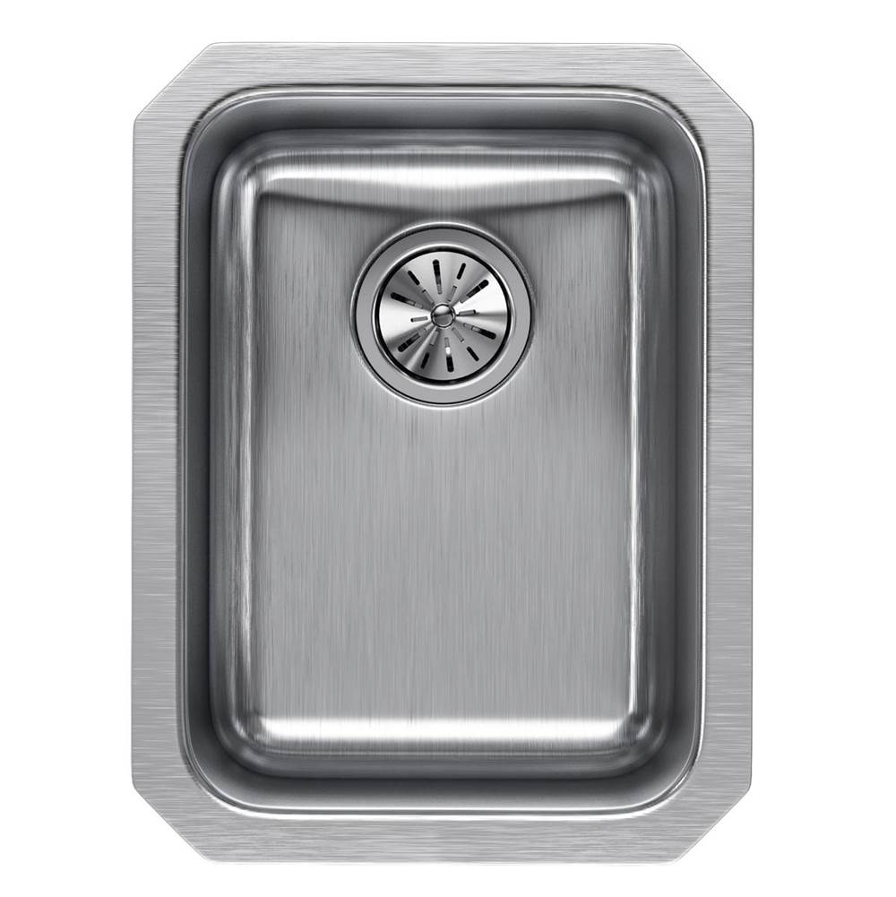 18 Gauge Stainless Steel 14'' x 18.5'' x 7.875'' Single Bowl Undermount Kitchen Sink