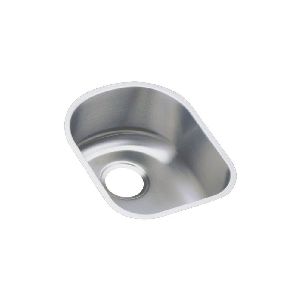 Elkay - 18 Gauge Stainless Steel 14'' x 17.5'' x 7.5'' Single Bowl Undermount Kitchen Sink - Lustrous Satin
