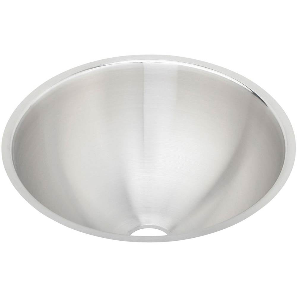 Elkay - 18 Gauge Stainless Steel 18.375'' x 18.375'' x 8'' Single Bowl Undermount Bathroom Sink - Lustrous Satin