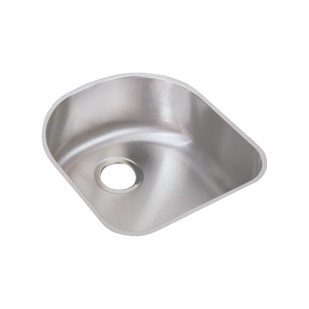 Elkay - 18 Gauge Stainless Steel 18.5'' x 20'' x 7.5'' Single Bowl Undermount Kitchen Sink - Lustrous Satin