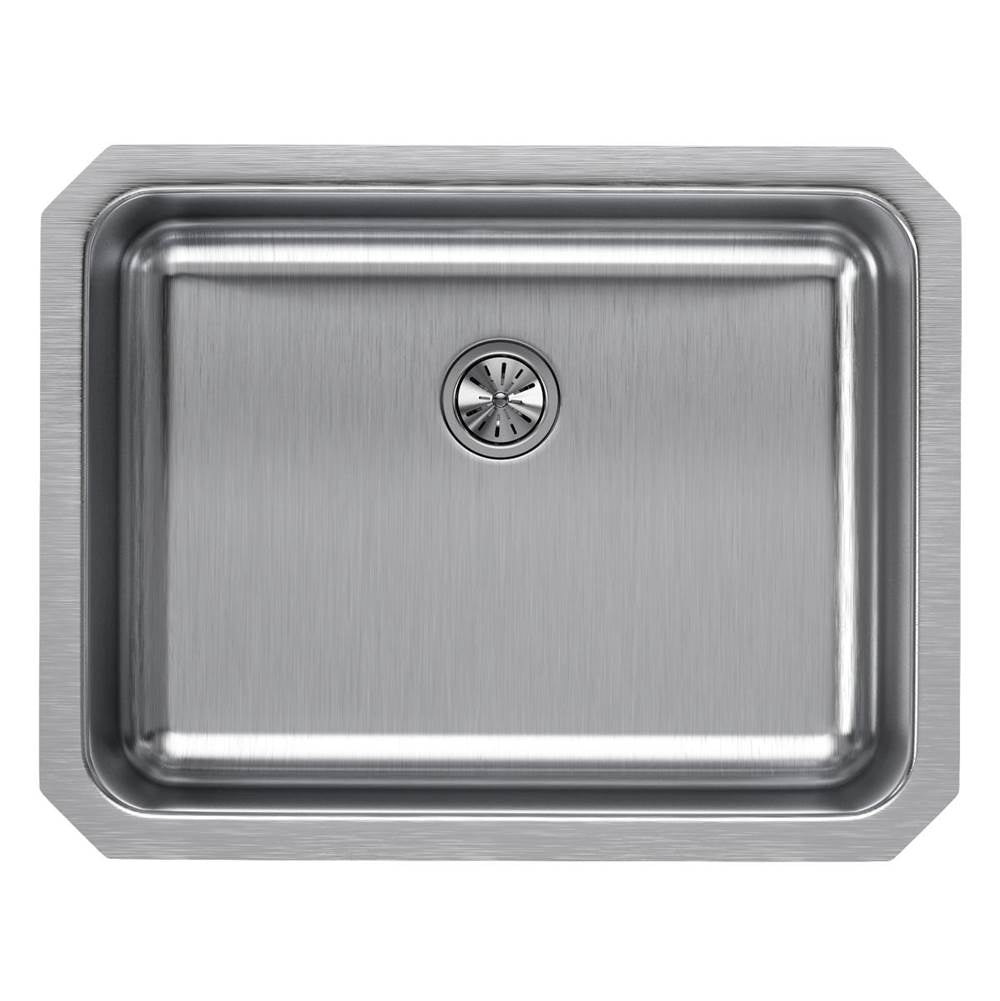18 Gauge Stainless Steel 23.5'' x 18.25'' x 7.5'' Single Bowl Undermount Kitchen Sink Kit