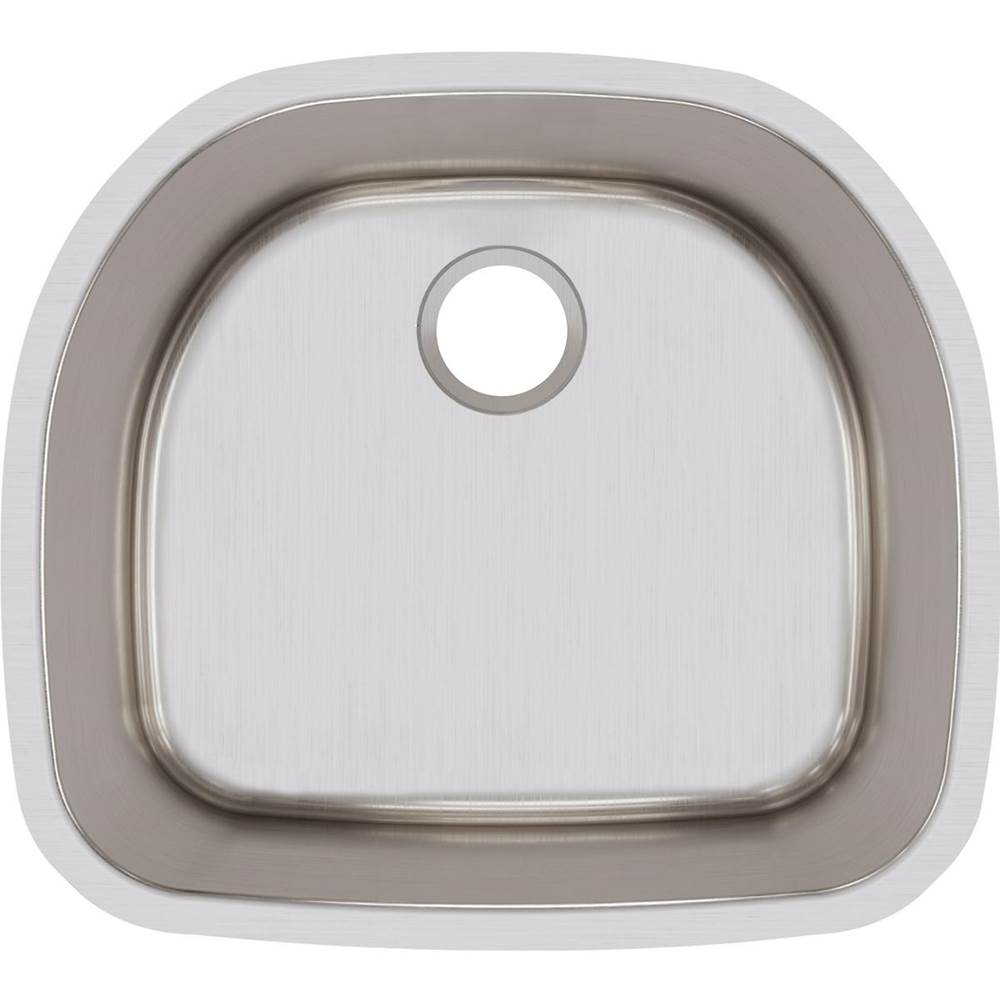 18 Gauge Stainless Steel 23.625'' x 21.25'' x 10'' Single Bowl Undermount Kitchen Sink