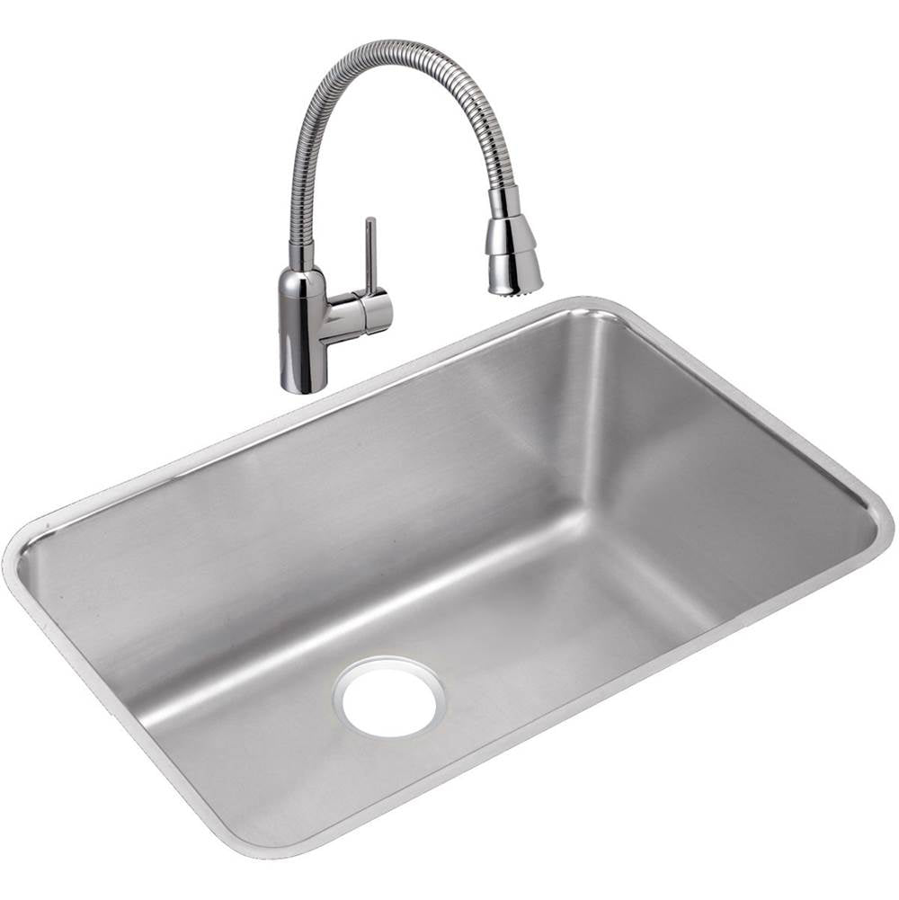 18 Gauge Stainless Steel 30.5'' x 18.5'' x 11.5'' Single Bowl Undermount Kitchen Sink