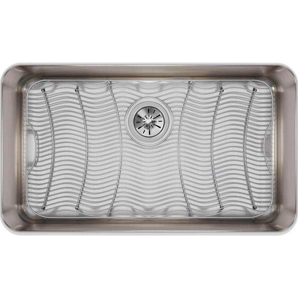 18 Gauge Stainless Steel 30.5'' x 18.5'' x 7.5'' Single Bowl Undermount Kitchen Sink Kit