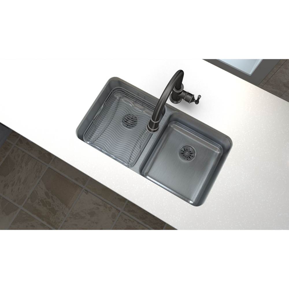 Stainless Steel 12-1/2'' x 15'' x 7'' Rinsing Basket