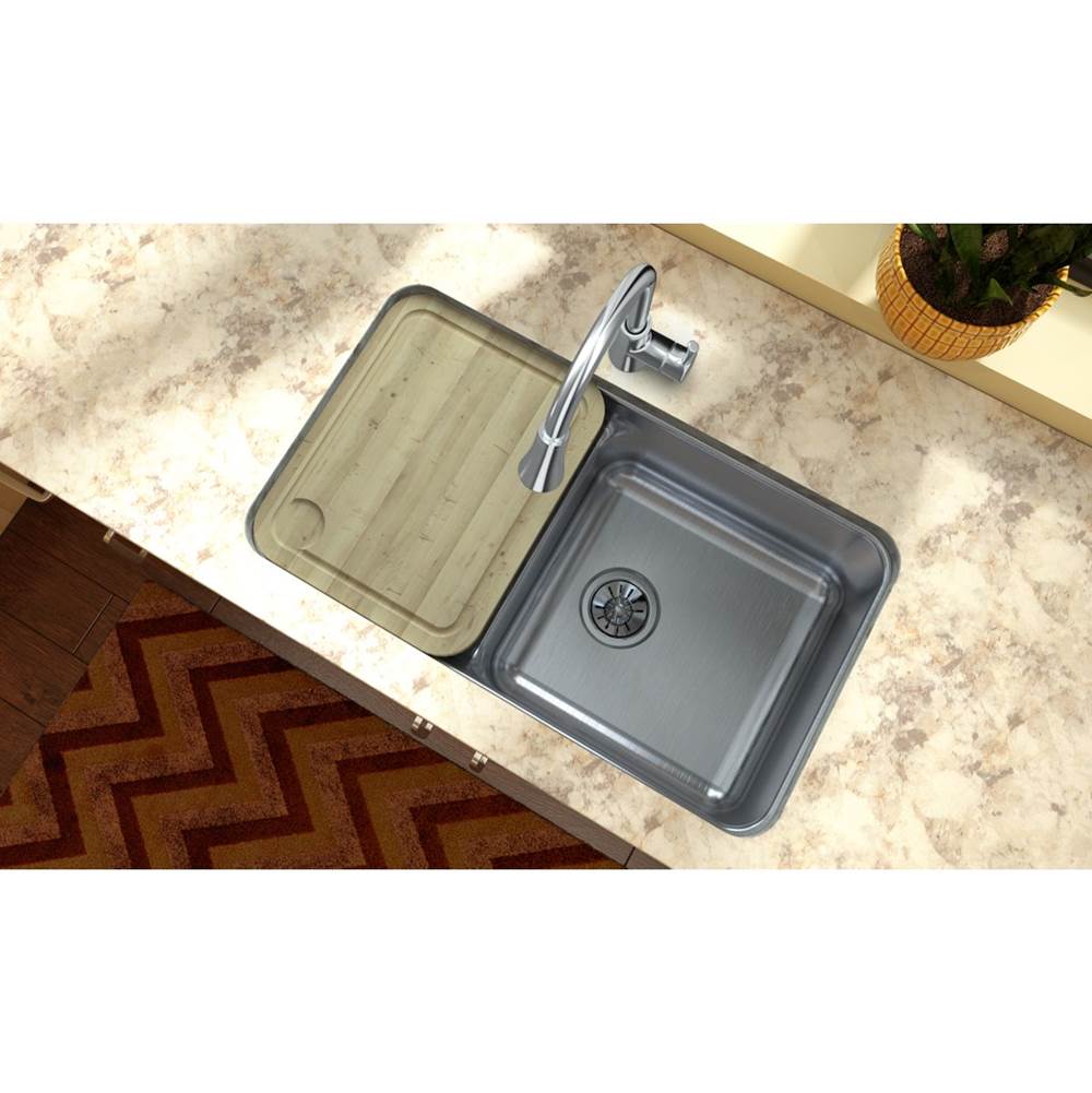 Hardwood 14-1/2'' x 17-5/16'' x 1'' Cutting Board