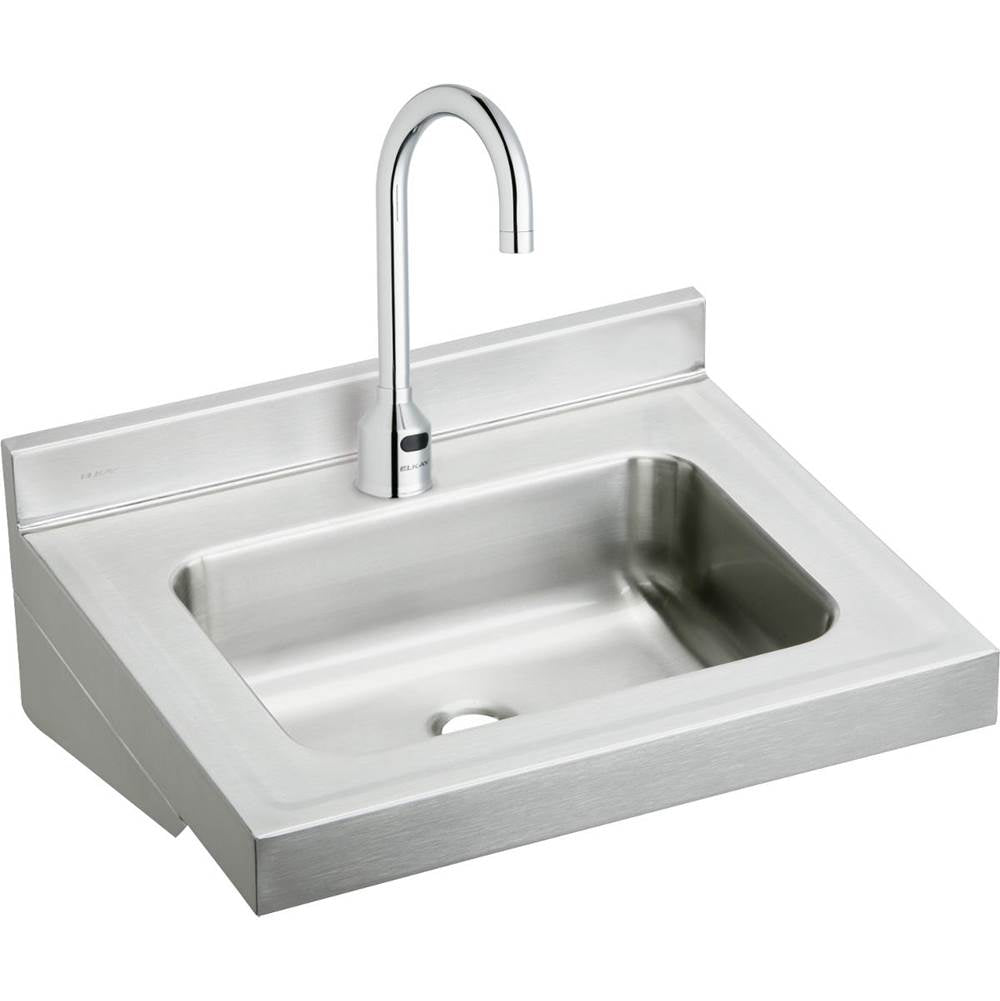 Elkay - SINK & SENSOR FAUCET PACKAGE - Buffed Satin