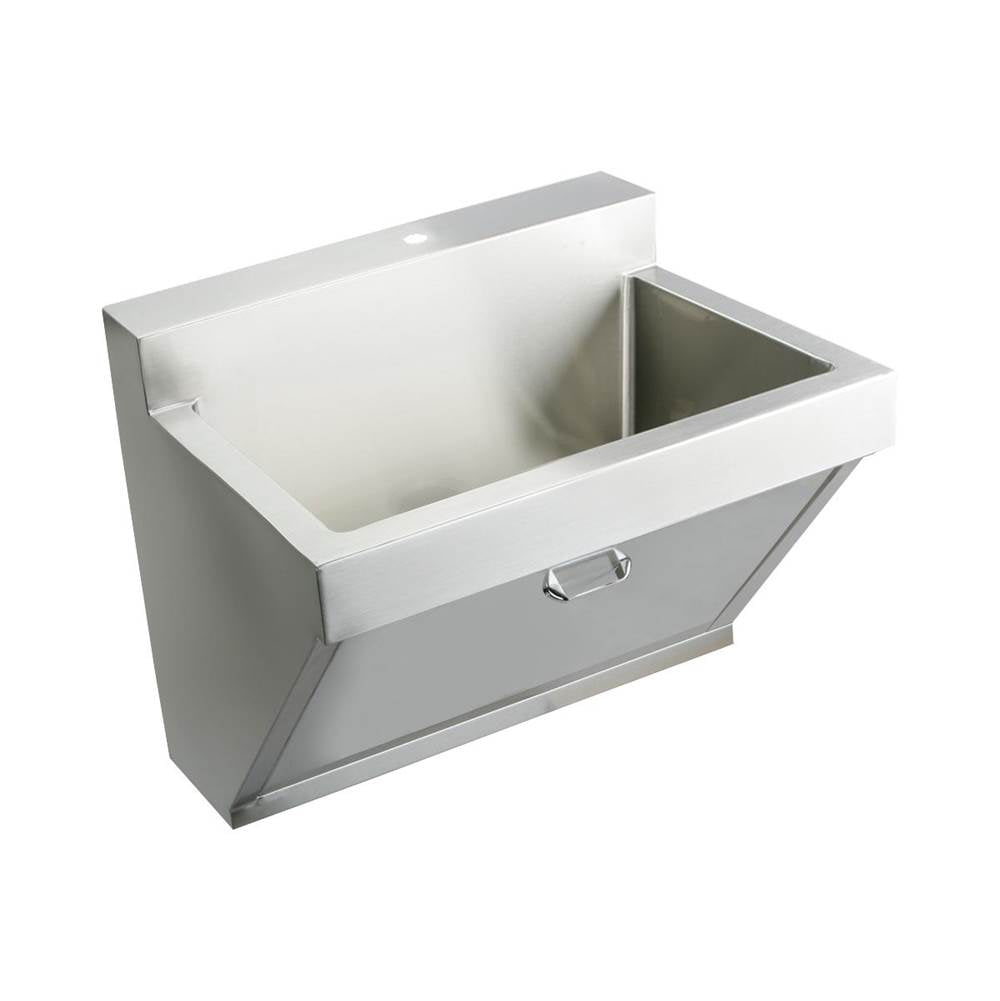 Elkay - SINGLE STATION SURGEON SINK - Buffed Satin